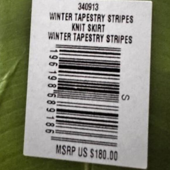 FARM Rio Stripes Winter Tapestry Knit Skirt - Picture 5 of 10